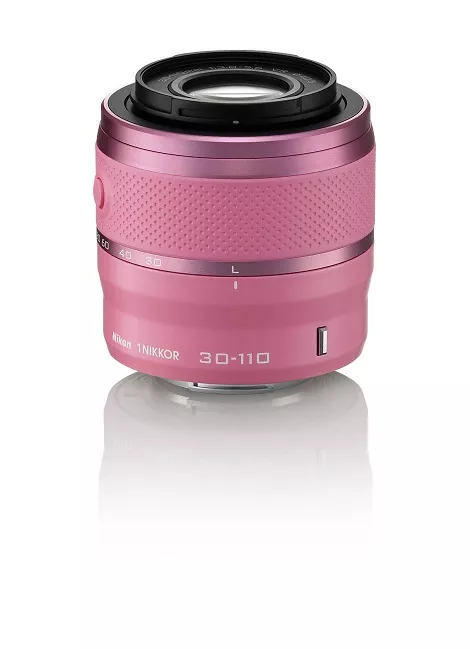 Nikon 1 NIKKOR VR 30-110 mm 1:3,8-5,6 pink, AUSVERKAUF !!!
